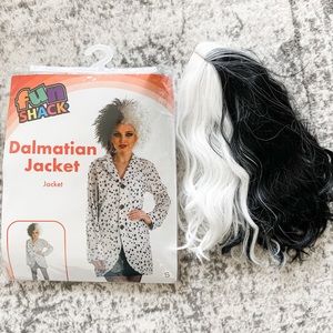 Cruella de Vil costume wig Disney Villain